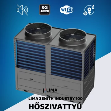 Lima Zenith INDUSTRY 50 R290 DC inverteres hőszivattyú – Ipari fűtési és hűtési megoldás