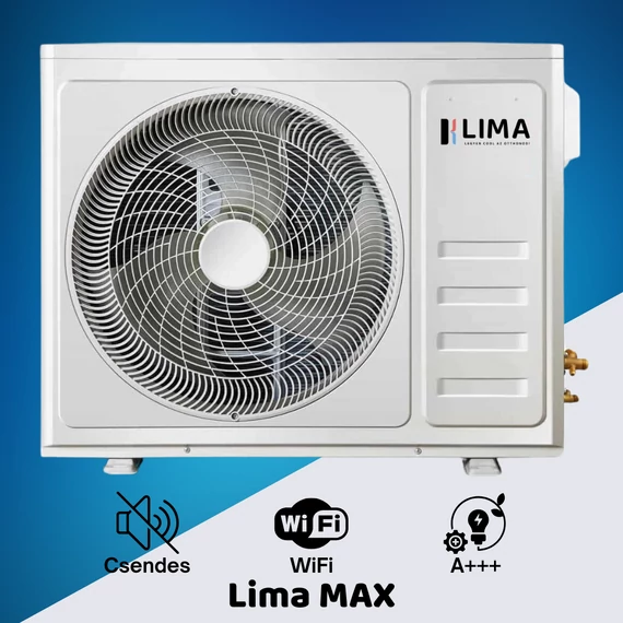 Lima Max 5,1 kW (18000 BTU) Inverteres Split Klíma – WiFi, A++/A+ – Nagyobb terekhez