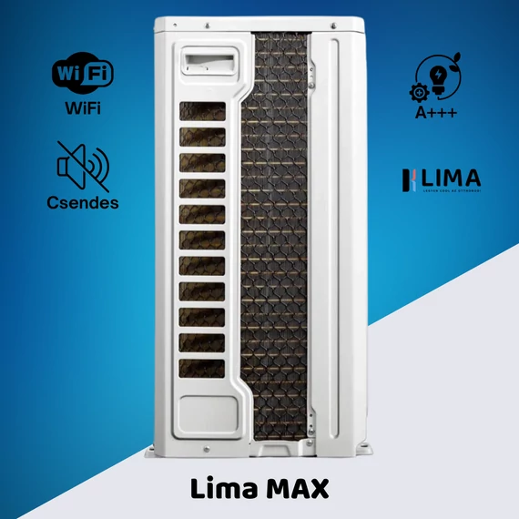 Lima Max 5,1 kW (18000 BTU) Inverteres Split Klíma – WiFi, A++/A+ – Nagyobb terekhez