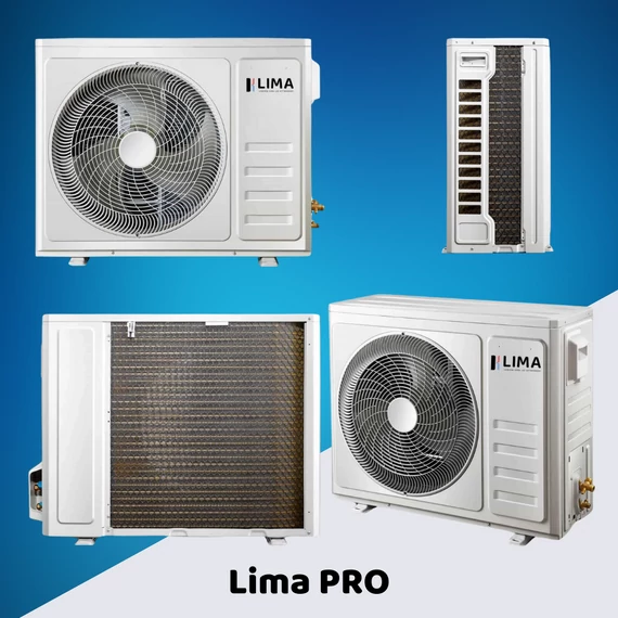 Lima Pro 3,4 kW (12000 BTU) Inverteres Split Klíma – WiFi, A++/A+ – Közepes helyiségekhez
