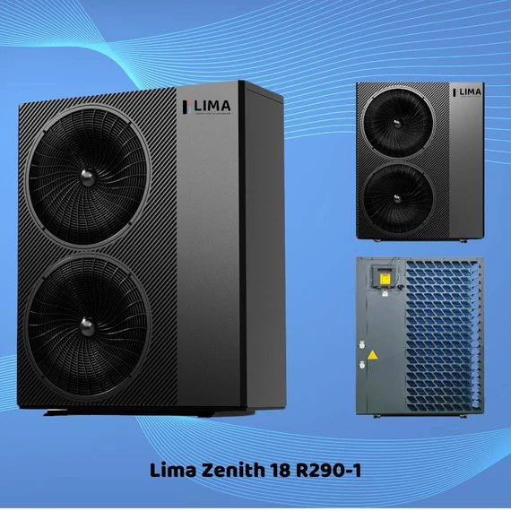 Lima Zenith 18 R290 - 1 fázisú Monoblokkos hőszivattyú 18 kW