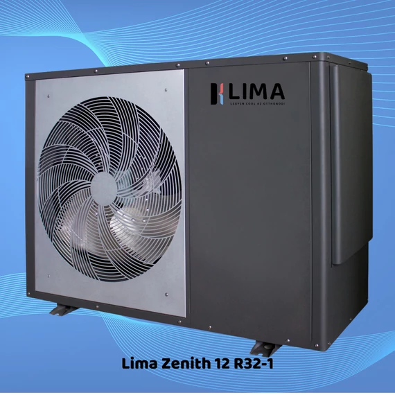 Lima Zenith 12 R32 -1 fázisú - 12 kW Monoblokkos Hőszivattyú 
