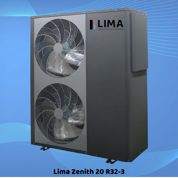 Lima Zenith 22 R32 - 3 fázisú Monoblokkos hőszivattyú 22 kW
