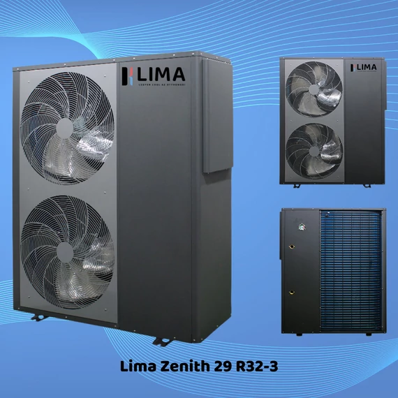 Lima Zenith 29 R32 - 3 fázisú Monoblokkos hőszivattyú 29 kW