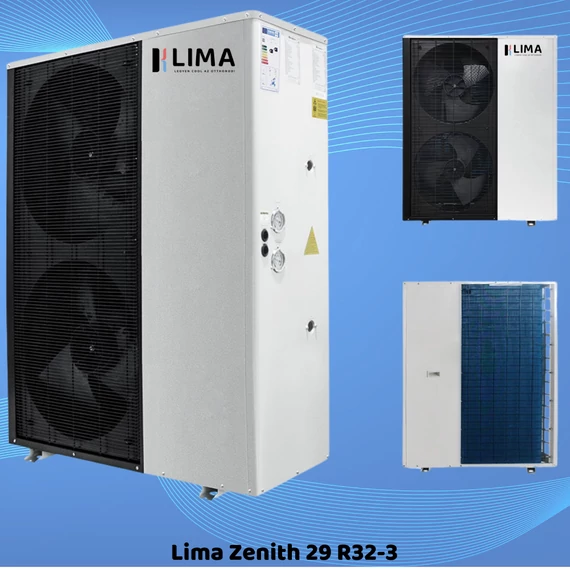 Lima Zenith 29 R32 - 3 fázisú Monoblokkos hőszivattyú 29 kW
