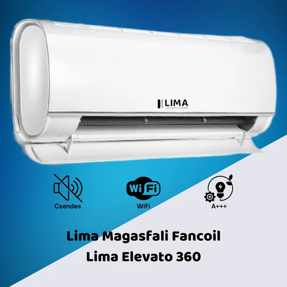 Lima Elevato 360 fancoil magasfali kivitel
