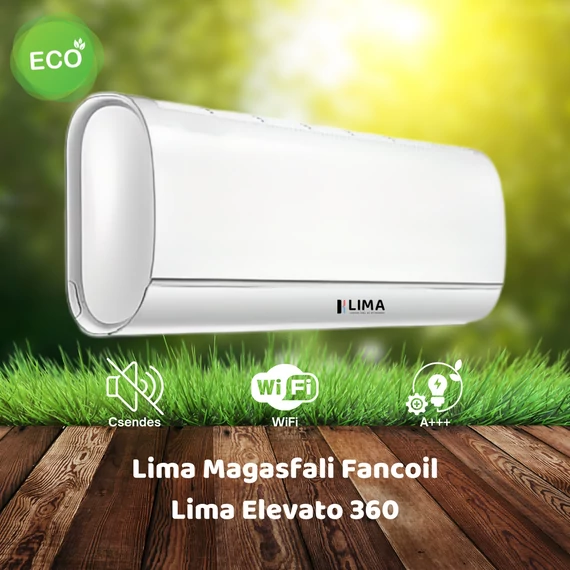 Lima Elevato 360 fancoil magasfali kivitel
