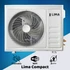 Lima Compact 2,6 kW (9000 BTU) Inverteres Split Klíma – WiFi, A++/A+ – Csendes működés