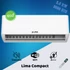 Lima Compact 2,6 kW (9000 BTU) Inverteres Split Klíma – WiFi, A++/A+ – Csendes működés