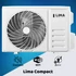 Lima Compact 2,6 kW (9000 BTU) Inverteres Split Klíma – WiFi, A++/A+ – Csendes működés